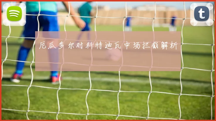 厄瓜多尔对科特迪瓦中场拦截解析